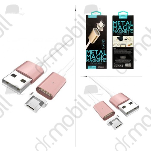 Adatkábel és töltő mágneses Earldom, micro USB